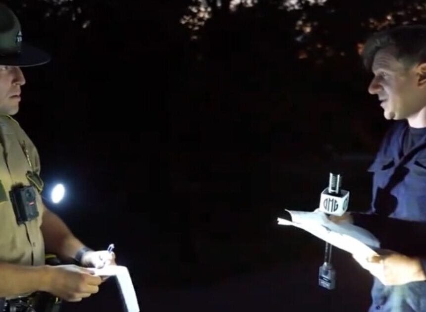 WATCH: Footage of James O’Keefe Being Detained by Vermont Police Over Questions About Cease-and-Desist Letter to Border Patrol Whistleblower Released | The Gateway Pundit