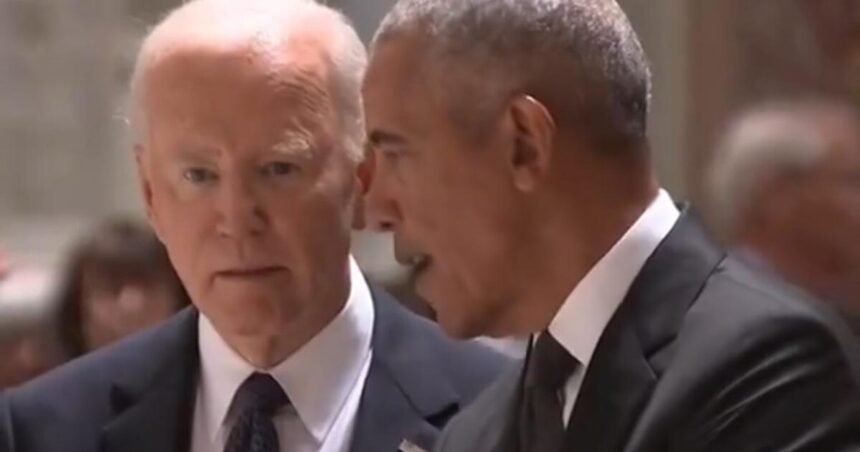 Joe Biden and Barack Obama Share Tense Exchange at Ethel Kennedy’s Funeral (VIDEO) | The Gateway Pundit