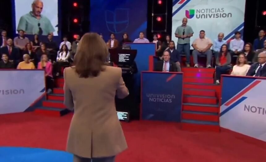 Watch Univision Panic When They Realize They Showed Kamala Harris’s Teleprompter Live On Air During Town Hall (VIDEO) | The Gateway Pundit