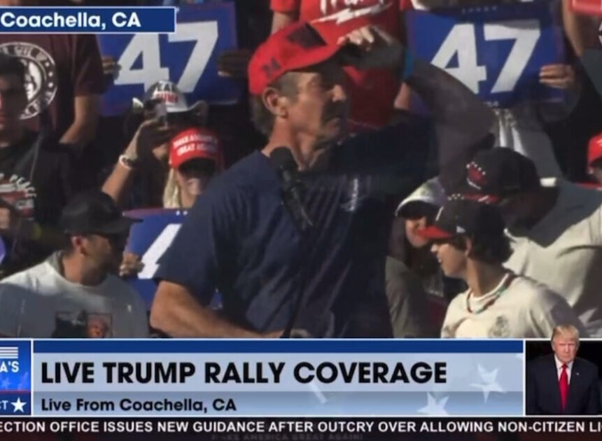 WATCH: “IT’S TIME TO PICK A SIDE” – Hollywood A-Lister Dennis Quaid Delivers Remarks at President Trump’s Rally in Coachella, California | The Gateway Pundit