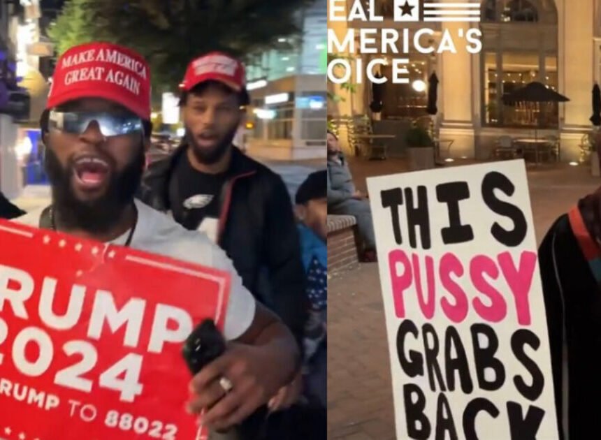 img_8554-1200x630.jpeg WATCH: Ben Bergquam Encounters Trump Supporters in The Streets of Lancaster, PA, Two LONE “Libtard” Protestors Display Vulgarities and Try to Lecture Him on Jesus – “Nobody Wants To Grab it, I Promise You” | The Gateway Pundit