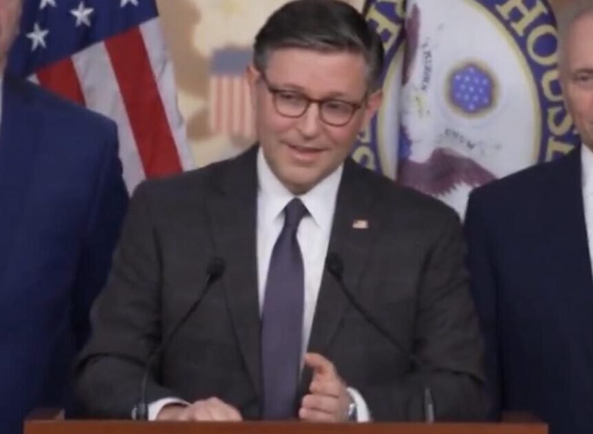 Reporter Tries to Get Speaker Johnson with ‘Gotcha’ Question on Transgender Freshman-Elect ‘Sarah’ McBride (VIDEO) | The Gateway Pundit