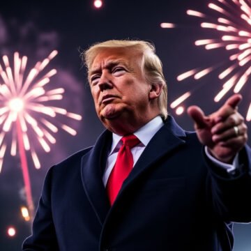 1732827339_trump-fireworks-ai-grok.jpeg Trump Effect: Republican Party Favorability is on the Rise as Democrat Favorability Tanks | The Gateway Pundit