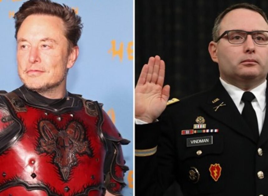 musk-vindman-1200x630.jpg Elon Musk Delivers Harrowing News to ‘Treasonous’ Liar and Leaker Alexander Vindman After He Seemingly Accuses Musk of Selling State Secrets to Putin (VIDEO) | The Gateway Pundit