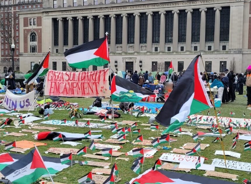 columbia_reinstated_gaza_solidarity_encampment_palestinian_flags-1200x630.jpg Columbia University Has Terrorist Supporting Newspaper | The Gateway Pundit