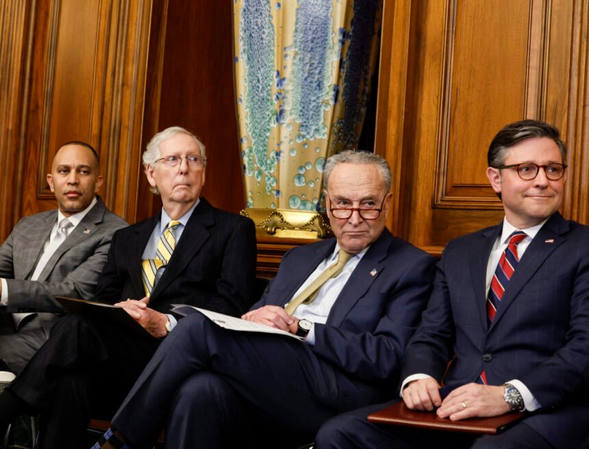 congressleaders-scaled-1-2048x1366-1.jpg House to Vote on Trump-Backed Spending Bill Today at 10 AM: Minor Changes, No Democratic Concessions — Trump Weighs In | The Gateway Pundit