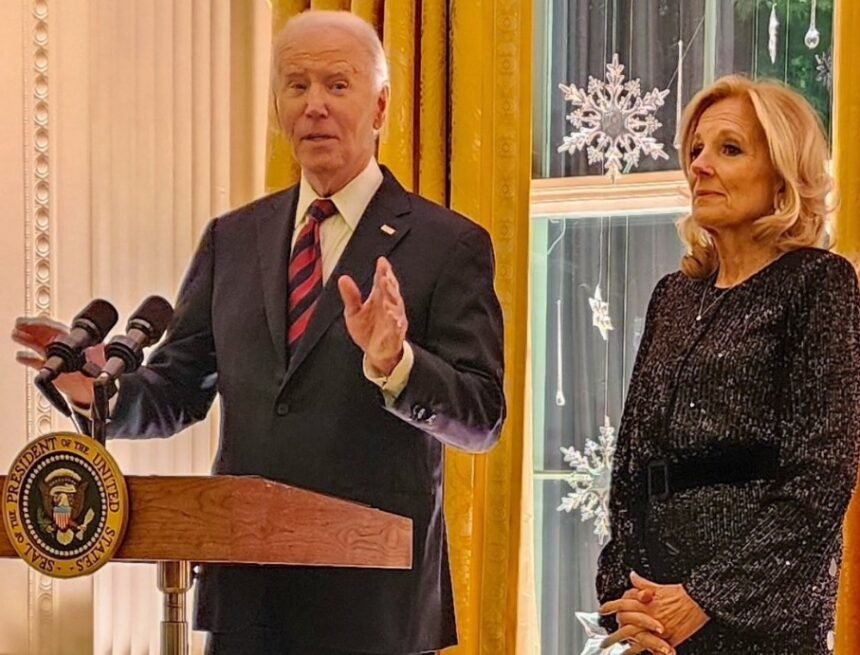 img_2669.jpeg What is She Wearing? Jill Biden Wears an Old Set of Drapes to White House Event | The Gateway Pundit