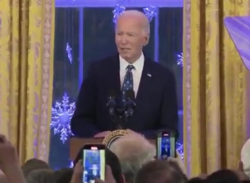 img_2701-1200x630.jpeg Biden Tells Whopper of a Lie at White House Hanukkah Reception, Claims He Has “Gotten over 100 Hostages out” From Gaza | The Gateway Pundit