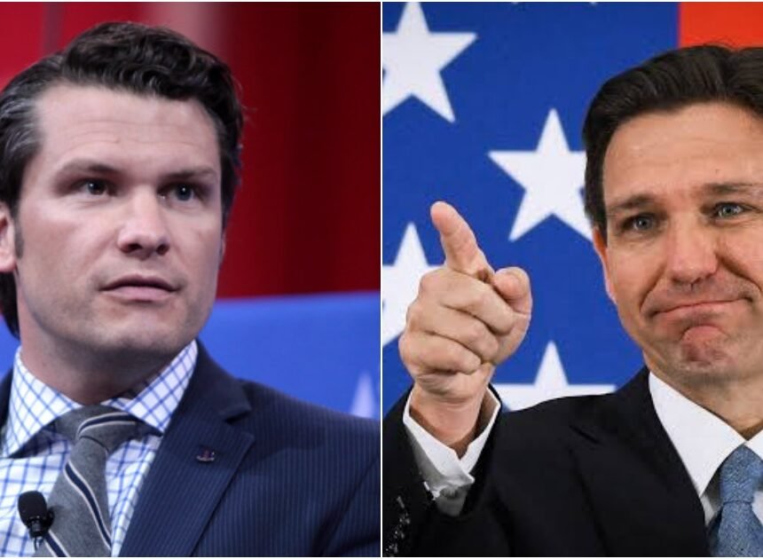 pete-hegseth-ron-desantis.jpg Ron DeSantis Eyed to Replace Hegseth as Defense Secretary in Major Cabinet Shake-Up: Report | The Gateway Pundit