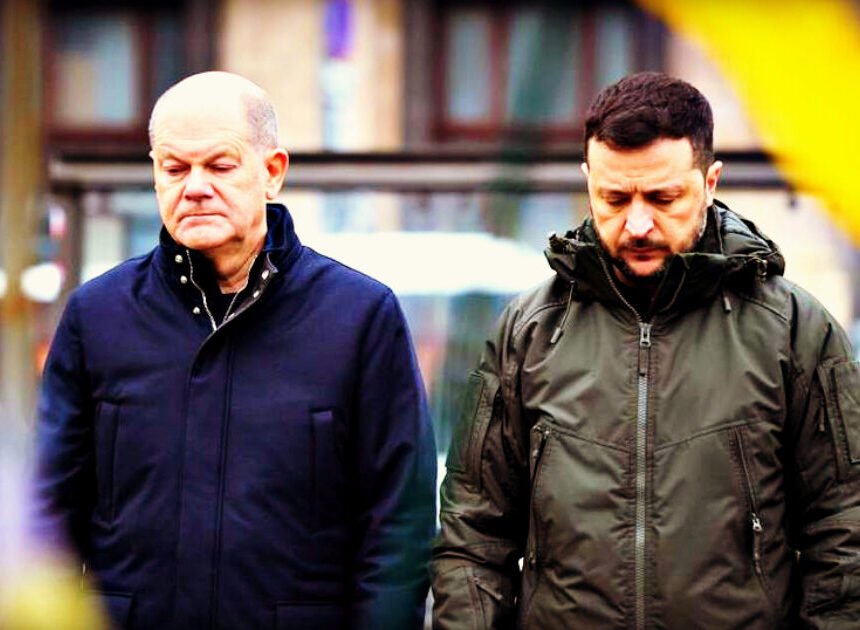 scholz-zelensky-1200x630.jpg Failing German Chancellor Scholz Arrives in Kiev With Billions in Aid, but No Taurus Missiles – Globalist Leader Wants To Know Ukraine’s Conditions for Peace Negotiations | The Gateway Pundit