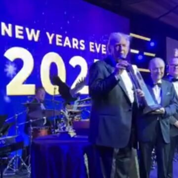 President-Elect Trump Hosts New Year’s Eve Gala at Mar-a-Lago — Speaks to Reporters (Video) | The Gateway Pundit