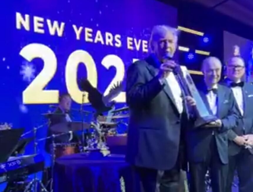 President-Elect Trump Hosts New Year’s Eve Gala at Mar-a-Lago — Speaks to Reporters (Video) | The Gateway Pundit