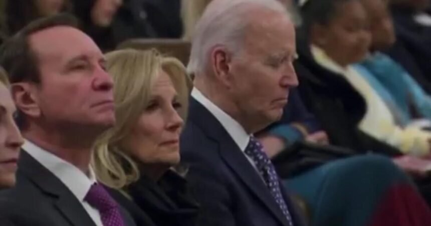 Joe Biden Appears to Fall Asleep For More Than 2 Minutes During Prayer Service For New Orleans Terror Attack Victims (VIDEO) | The Gateway Pundit